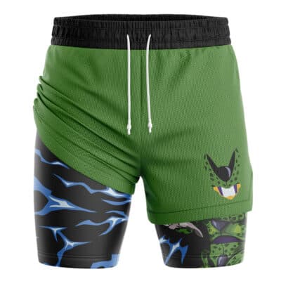Perfect Cell V2 Dragon Ball Z 2-in-1 Performance Shorts