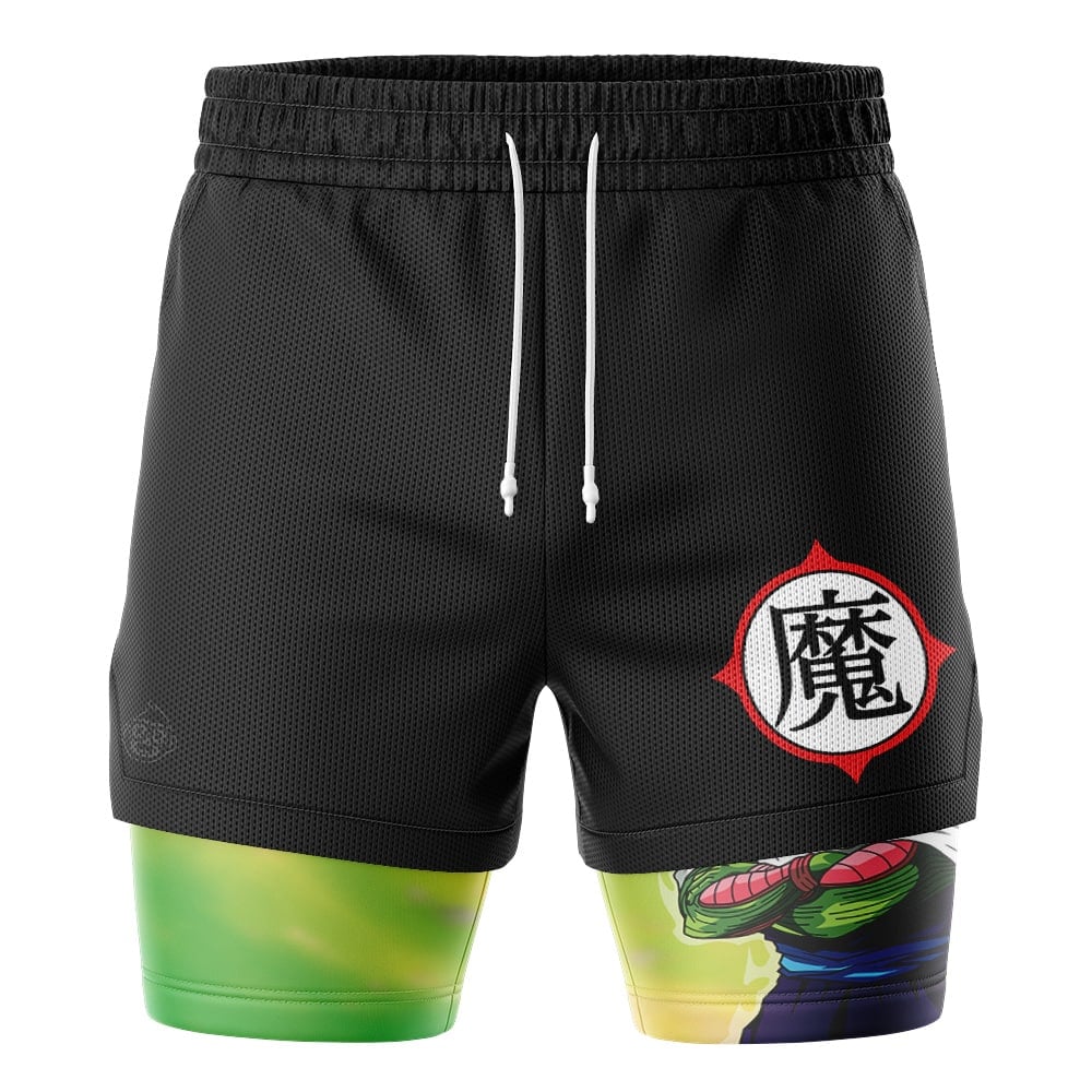Piccolo V2 DBZ 2-in-1 Performance Shorts - Image 2