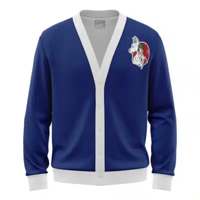 Princess Mononoke Spirited Away Knitted Cardigan Sweater