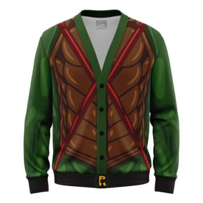 Raphael Teenage Mutant Ninja Turtles Knitted Cardigan Sweater