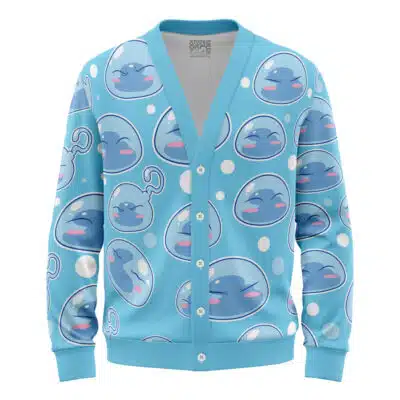 Rimuru That Time I Got Reincarnated As A Slime Knitted Cardigan Sweater