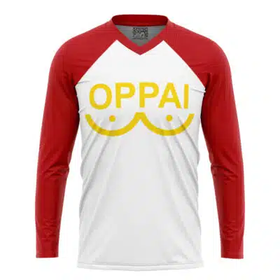 Saitama Oppai One Punch Man Hockey Jersey