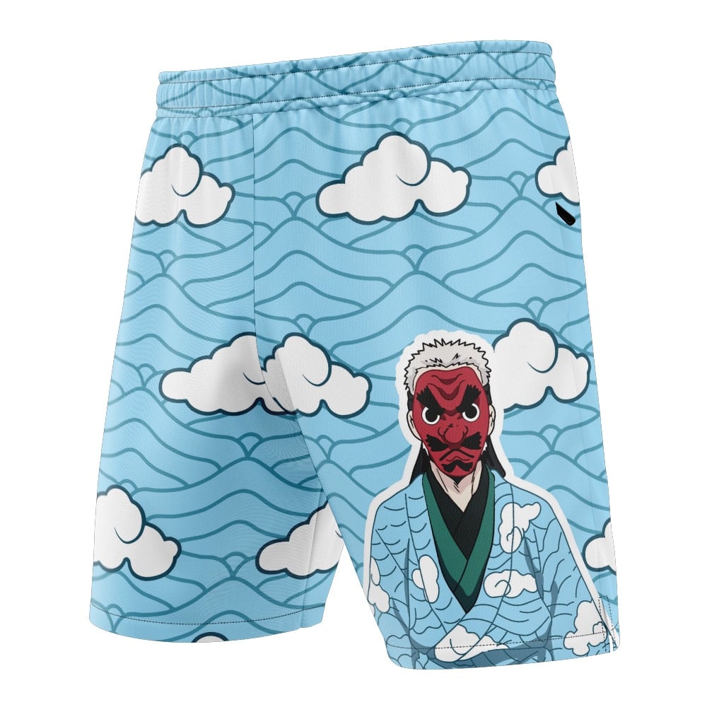 Sakonji Urokodaki Demon Slayer Versatile Shorts - Image 2