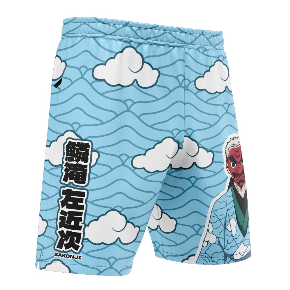 Sakonji Urokodaki Demon Slayer Versatile Shorts - Image 3