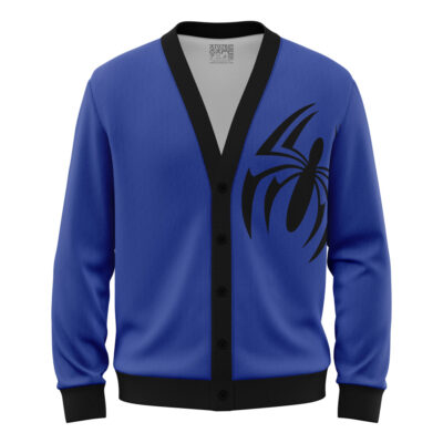 Scarlet Spiderman Marvel Knitted Cardigan Sweater