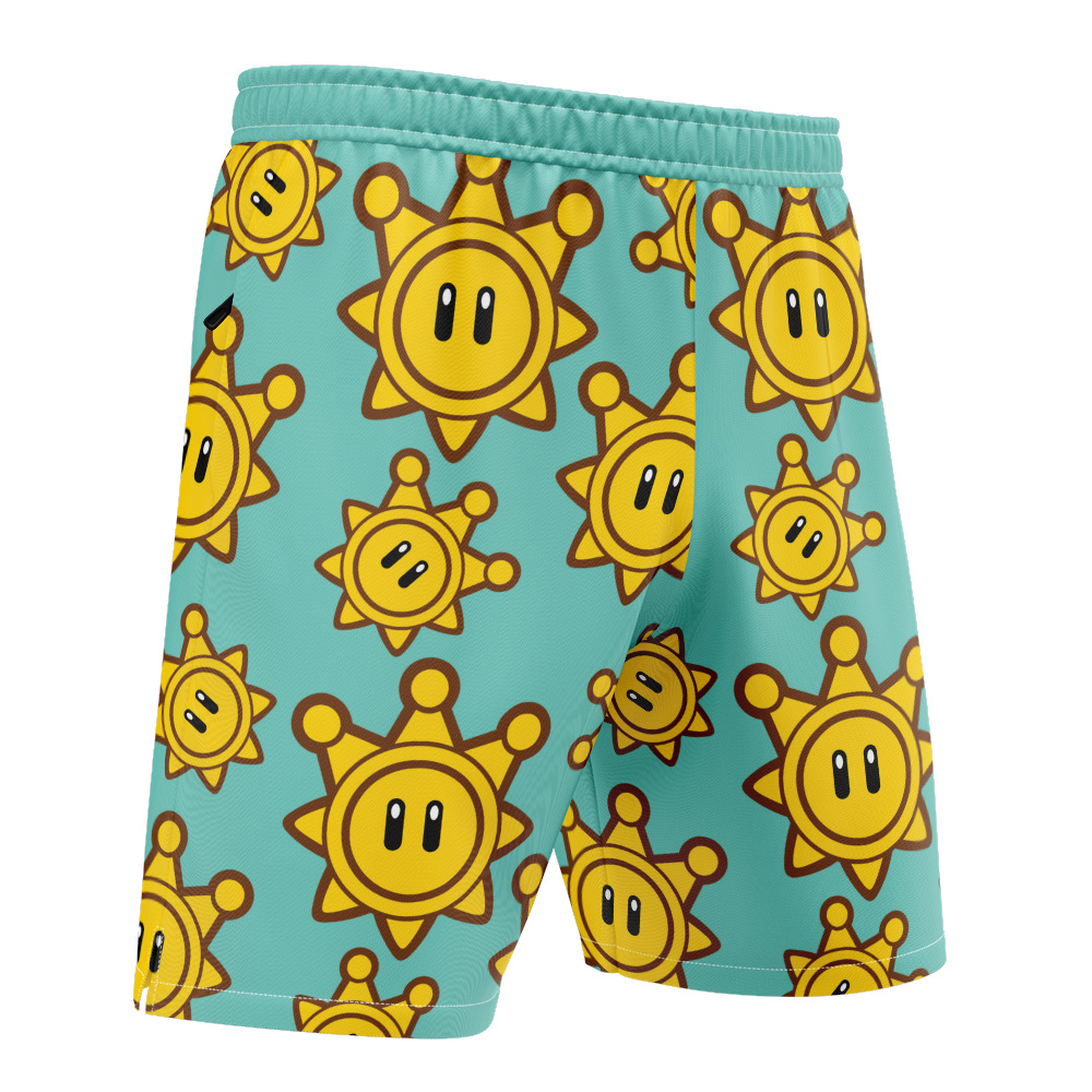 Shine Sprite Super Mario Bros Versatile Shorts - Image 2