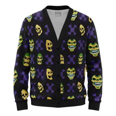 Skeletors Monster of the Universe Knitted Cardigan Sweater