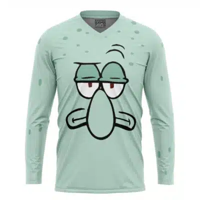 Squidward Face SpongeBob SquarePants Hockey Jersey