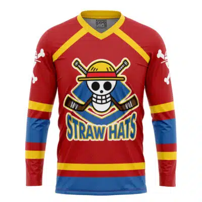 Straw Hats Luffy One Piece Hockey Jersey