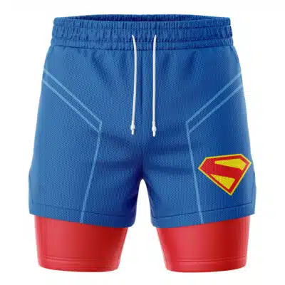 Superman V2 DC Comics 2-in-1 Performance Shorts