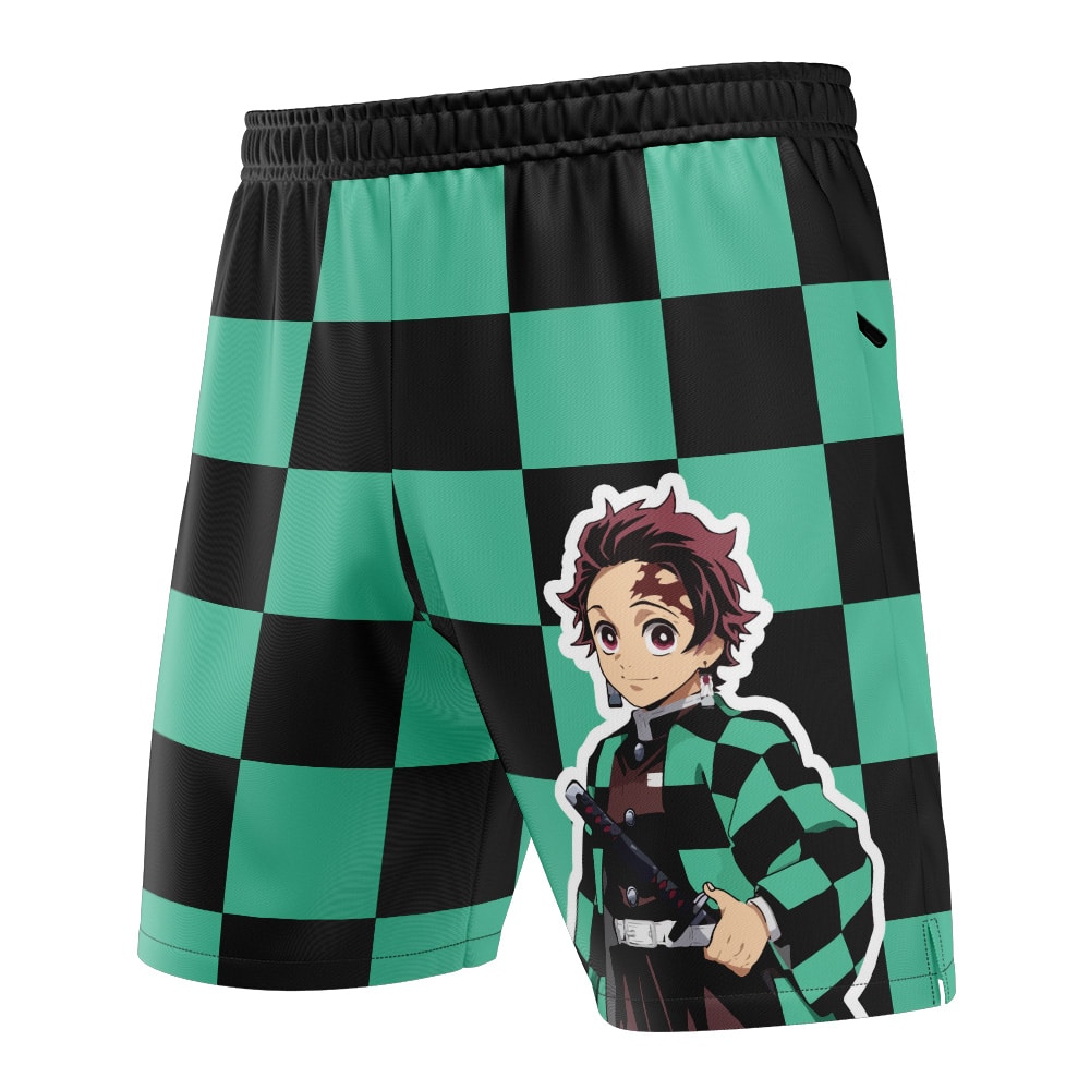 Tanjiro Kamado Demon Slayer Versatile Shorts - Image 3