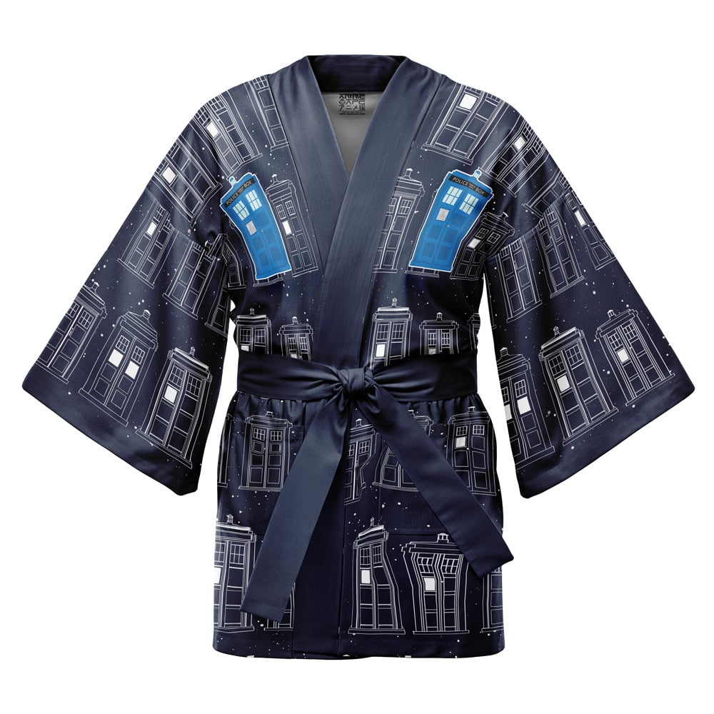 Tardis Doctor Who Happi Coat Haori Kimono