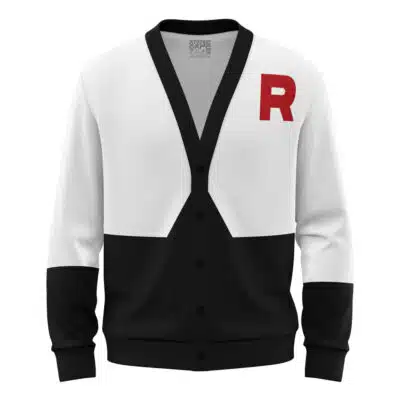 Team Rocket Pokemon Knitted Cardigan Sweater