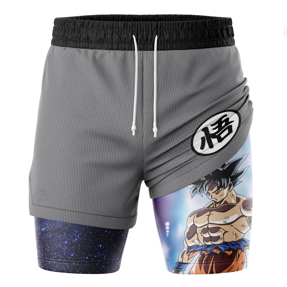 Ultra Instinct Goku DBZ 2-in-1 Performance Shorts