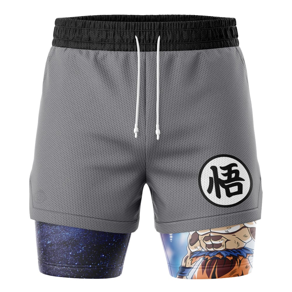 Ultra Instinct Goku DBZ 2-in-1 Performance Shorts - Image 2