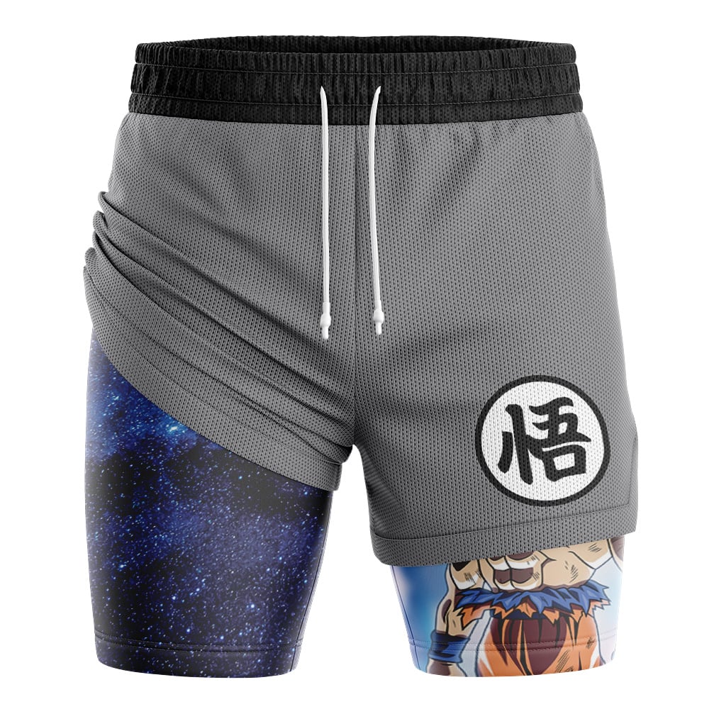 Ultra Instinct Goku DBZ 2-in-1 Performance Shorts - Image 3