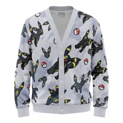 Umbreon Pokemon Knitted Cardigan Sweater