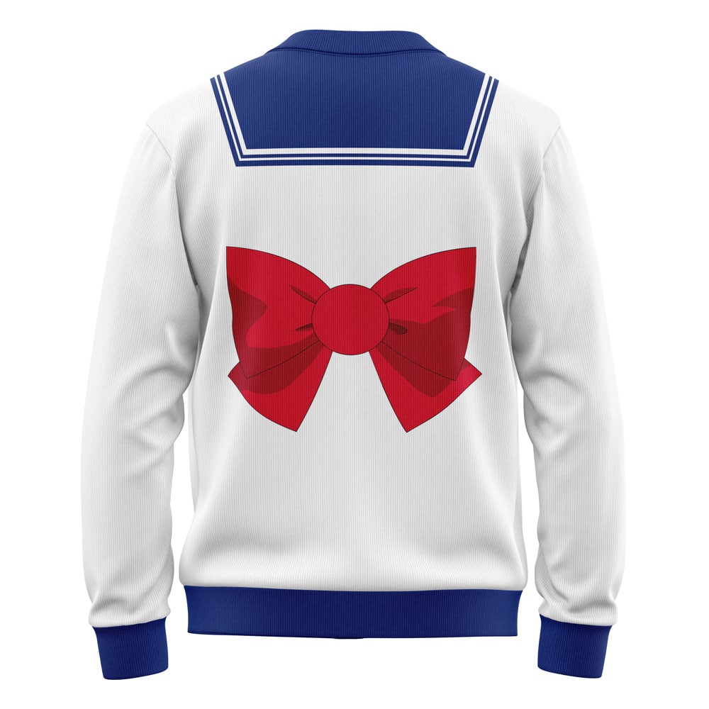 Usagi Tsukino Sailor Moon Knitted Cardigan Sweater - Image 2
