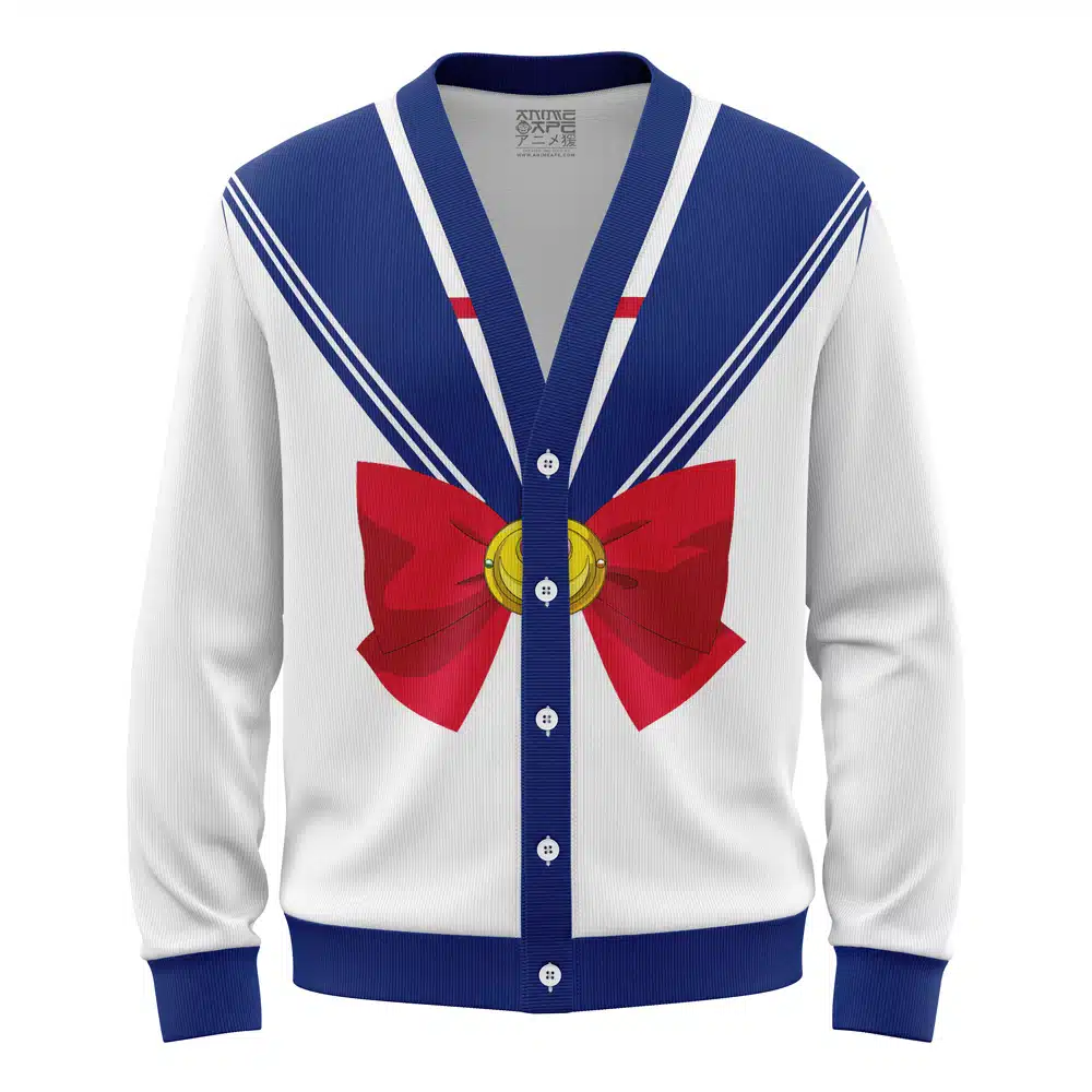Usagi Tsukino Sailor Moon Knitted Cardigan Sweater