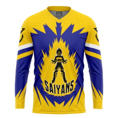 Vegeta Saiyans Dragon Ball Z Hockey Jersey