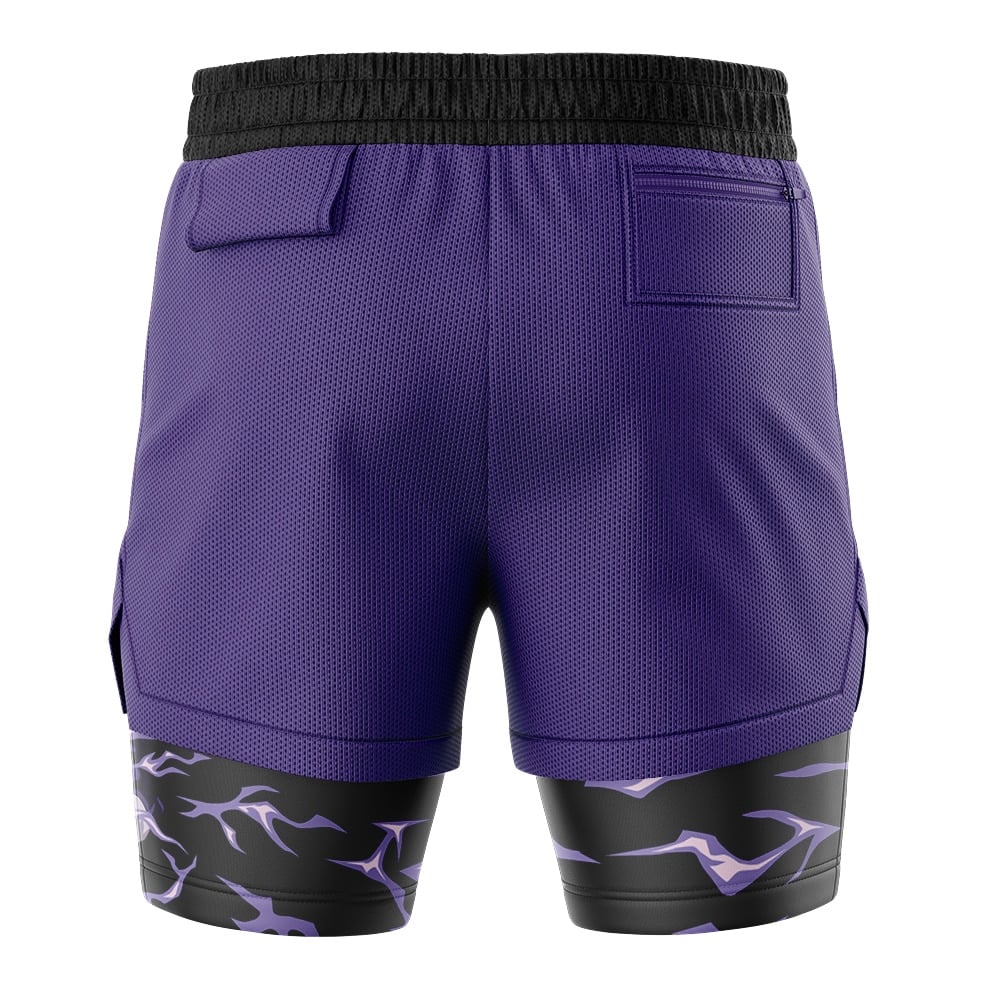 Vegeta Ultra Ego DBZ 2-in-1 Performance Shorts - Image 4