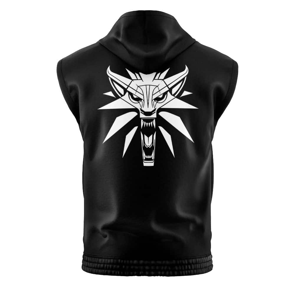 Witcher 3 The Witcher Sleeveless Hoodie - Image 2