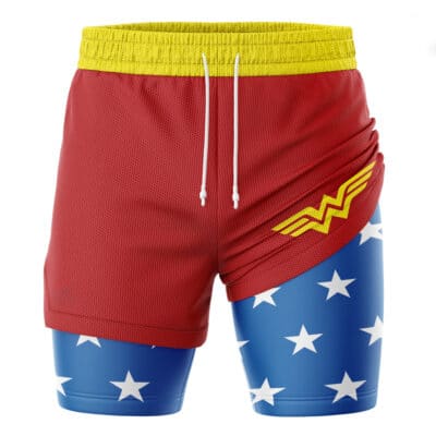 Wonder Woman V2 DC Comics 2-in-1 Performance Shorts
