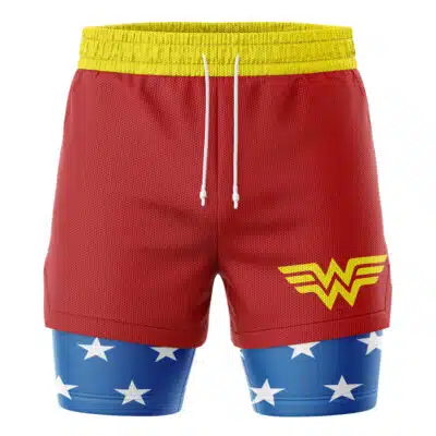 Wonder Woman V2 DC Comics 2-in-1 Performance Shorts