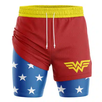 Wonder Woman V2 DC Comics 2-in-1 Performance Shorts