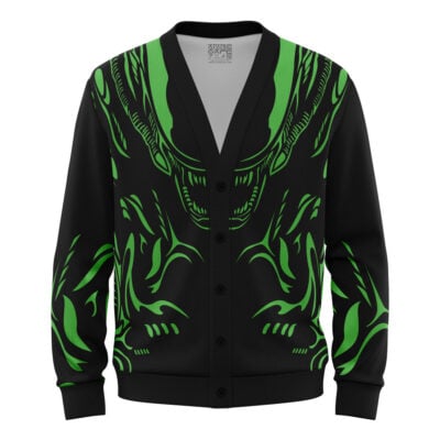 Xenomorph Alien Knitted Cardigan Sweater