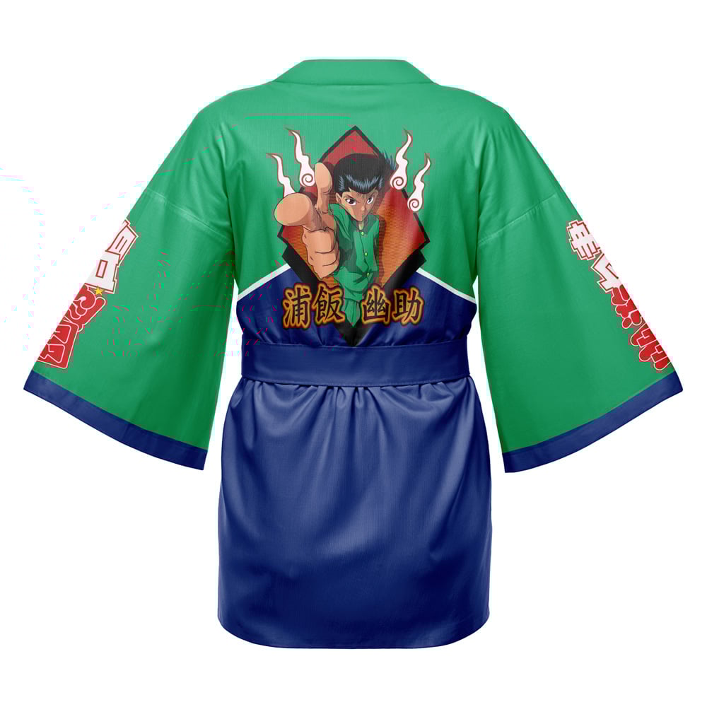 Yusuke Urameshi Yu Yu Hakusho Happi Coat Haori Kimono
