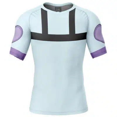 Johnny Joestar Manga Jojo’s Bizarre Adventure Steel Ball Run Short Sleeve Rash Guard Compression Shirt