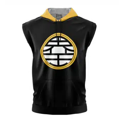 King Kai Cosplay DBZ Sleeveless Hoodie