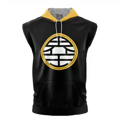 King Kai Cosplay DBZ Sleeveless Hoodie
