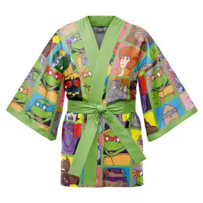 90s Turtle Teenage Mutant Ninja Turtle Happi Coat Haori Kimono