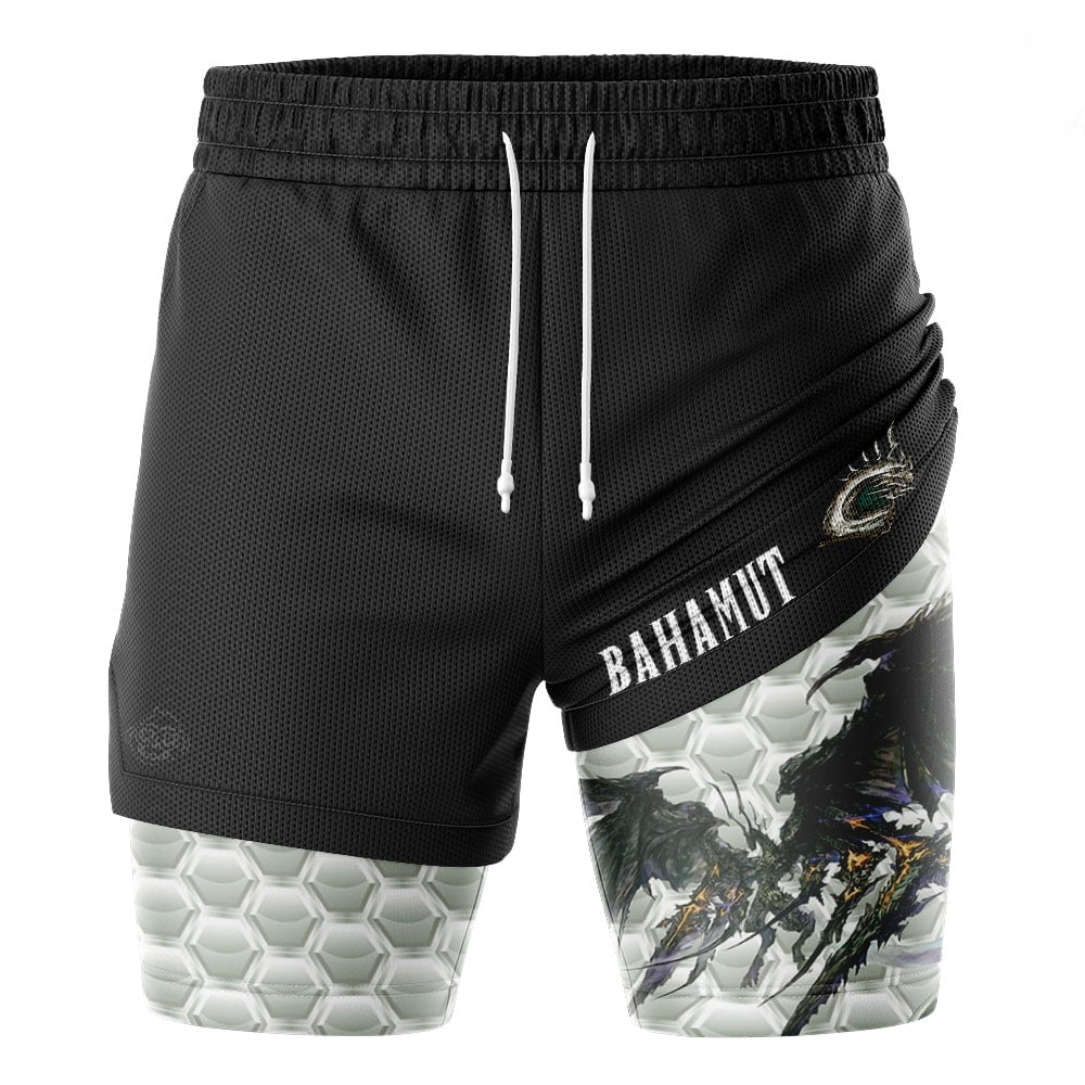 Bahamut Final Fantasy XVI 2-in-1 Performance Shorts - Image 2
