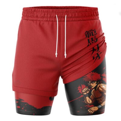 Baki Hanma V2 Baki the Grappler 2-in-1 Performance Shorts