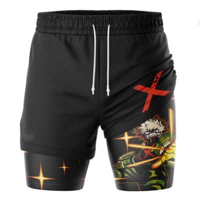 Bakugo V2 My Hero Academia 2-in-1 Performance Shorts