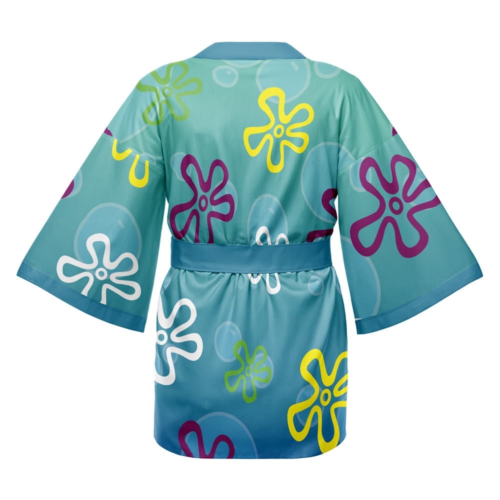 Bikini Bottom Pattern Spongebob Squarepants Happi Coat Haori Kimono - Image 2