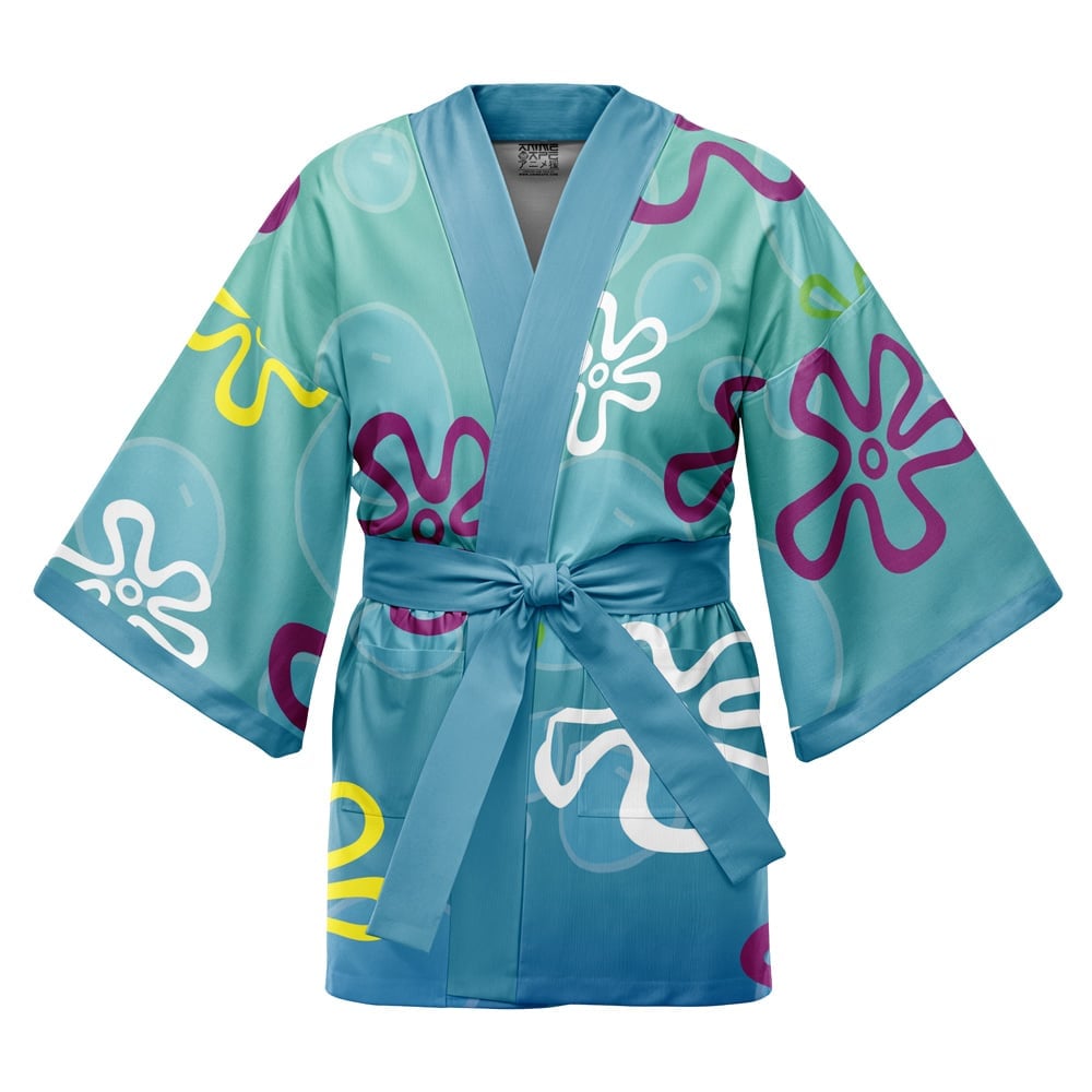 Bikini Bottom Pattern Spongebob Squarepants Happi Coat Haori Kimono