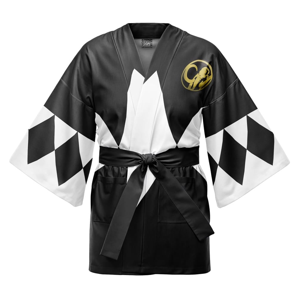 Black Ranger Mighty Morphin Power Rangers Happi Coat Haori Kimono