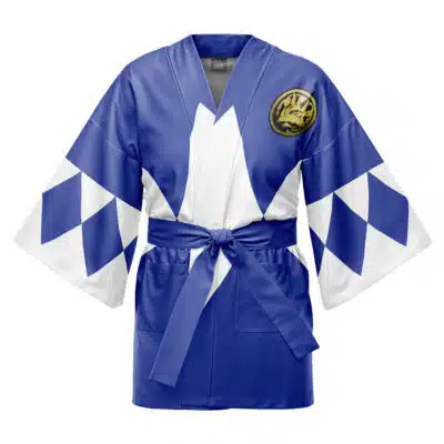 Blue Ranger Mighty Morphin Power Rangers Happi Coat Haori Kimono