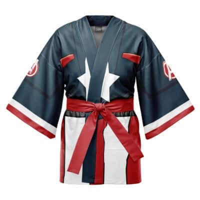 Captain America Marvel Happi Coat Haori Kimono