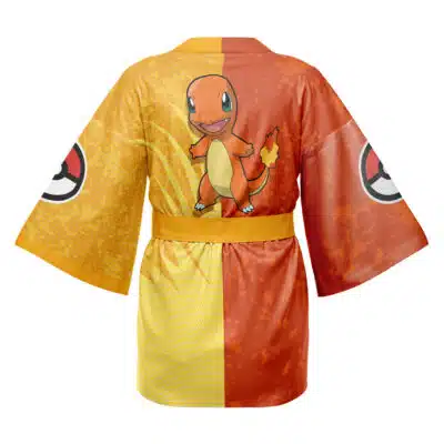 Charmander Attack Pokemon Happi Coat Haori Kimono