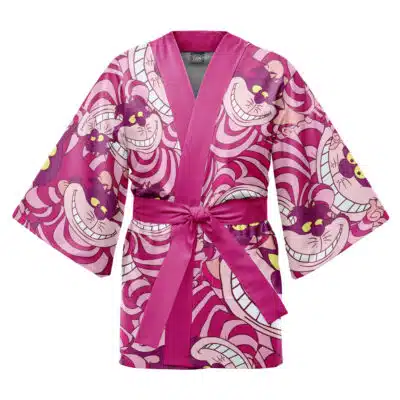 Cheshire Cat Pattern Disney Happi Coat Haori Kimono