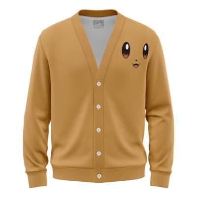 Eevee Pokemon Knitted Cardigan Sweater