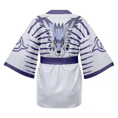 Garurumon Digimon Happi Coat Haori Kimono