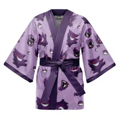 Gengar Pattern Pokemon Happi Coat Haori Kimono