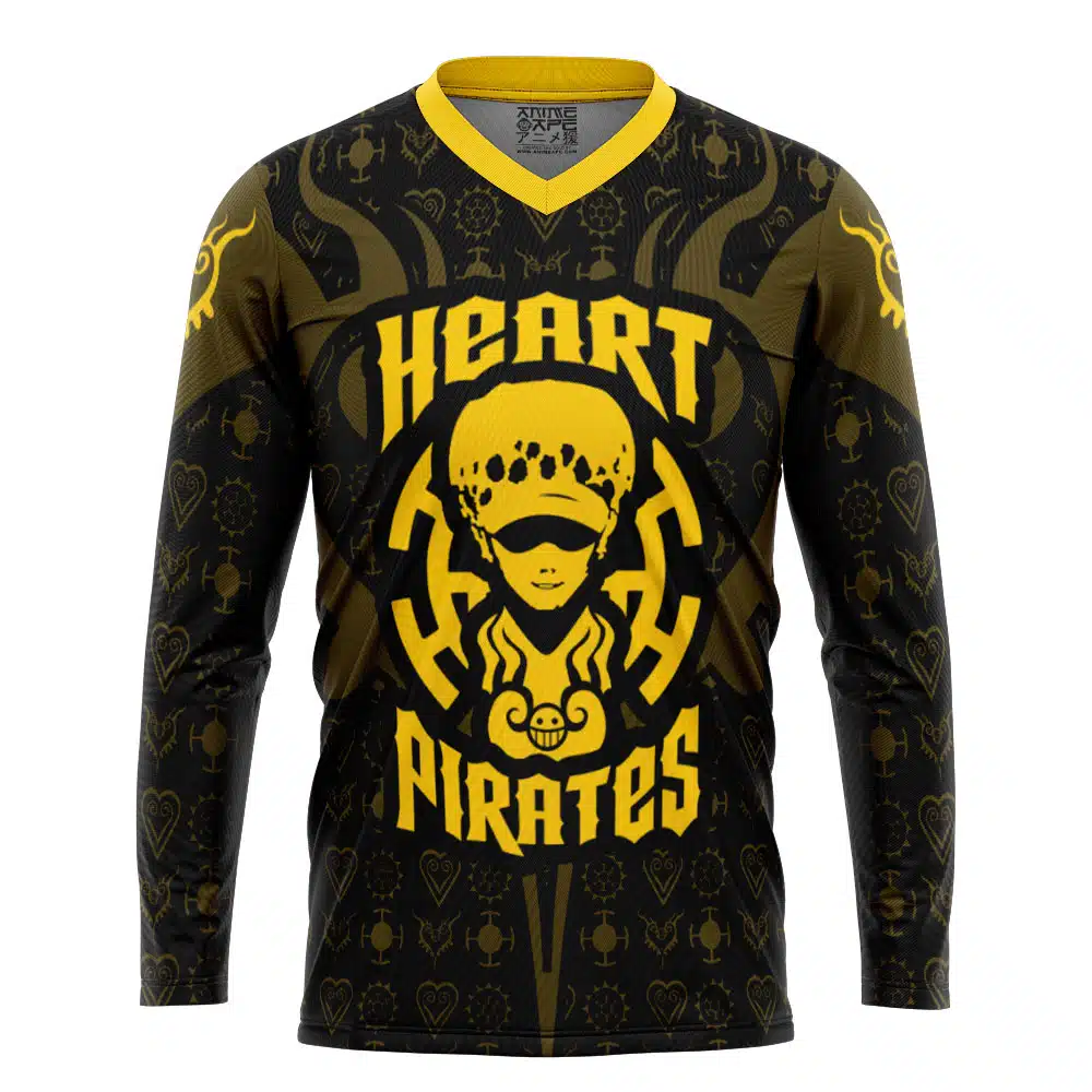 Heart Pirates Law One Piece Hockey Jersey