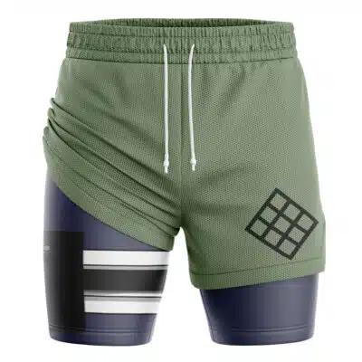 Kakashi Hatake Cosplay Shippuden 2-in-1 Performance Shorts